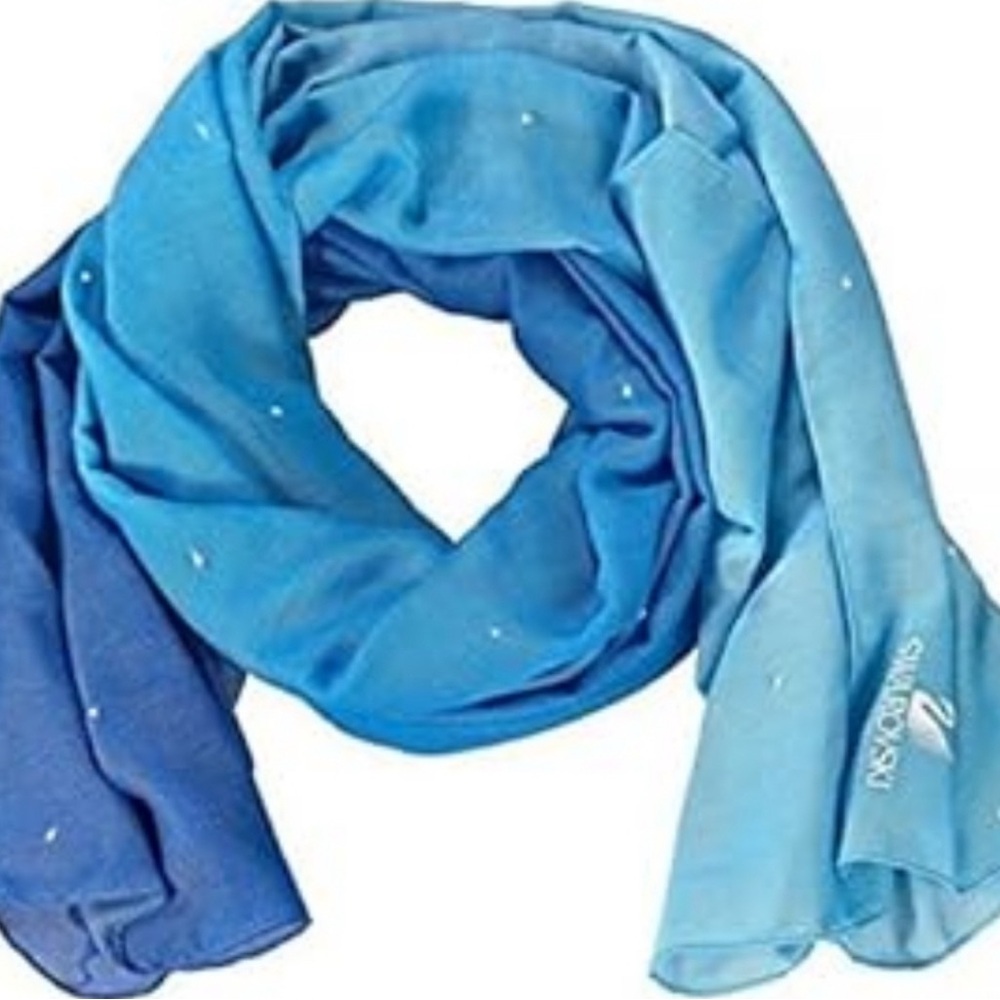 Swarovski Blue Ombre Scarf
